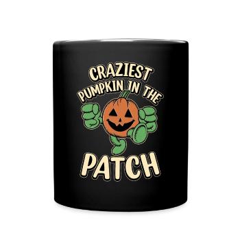 Halloween Craziest Pumpkin In The Patch - Pumpkin - Full Colour Mug - black - Front