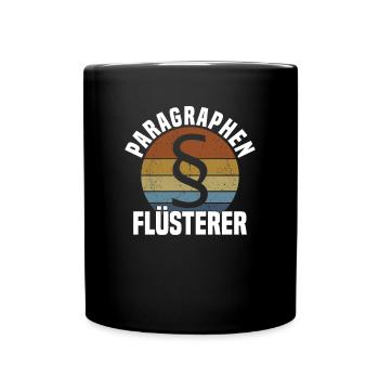 Jurastudium BGH Staatsexamen Jurist Universität - Tasse einfarbig - Schwarz - Vorne