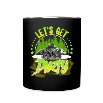 Quad VTT Tout-terrain Quad Riders - Mug uni - noir - Devant