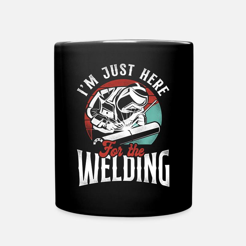 Welder Welding Vintage Retro I'm - Tasse einfarbig - Schwarz