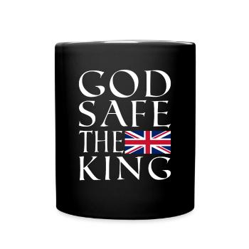 God safe the King - Full Colour Mug - black - Front