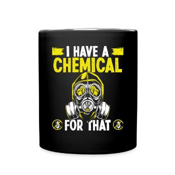 Pest Control Technician Chemical Worker - Tasse einfarbig - Schwarz - Vorne