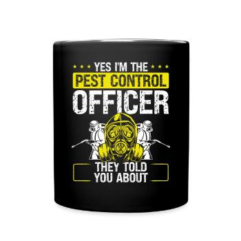 Pest Control Extermination Worker Pesticide - Tasse einfarbig - Schwarz - Vorne