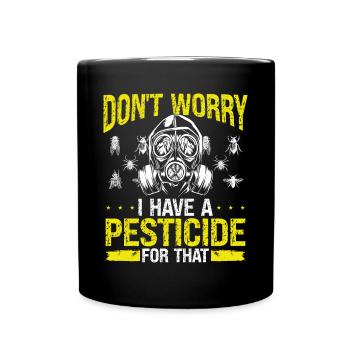 Pest Control Technician Bed Bug Killer Worker - Tasse einfarbig - Schwarz - Vorne