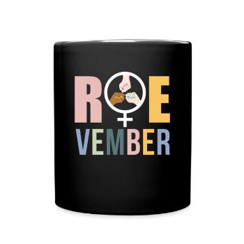 Roevember Shirt Gift - Full Colour Mug - black - Front