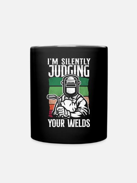 Welder Welding Vintage Retro I'm - Tasse einfarbig - Schwarz
