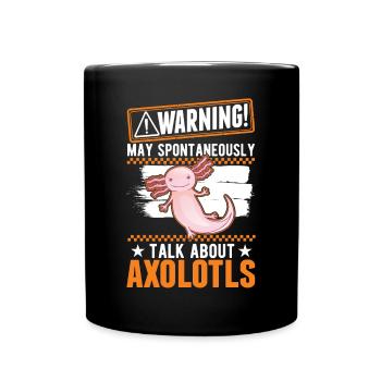 Axolotl Cadeau Queue Lurch - Mug uni - noir - Devant