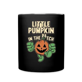 Halloween Little Pumpkin In The Patch - Halloween - Tasse einfarbig - Schwarz - Vorne