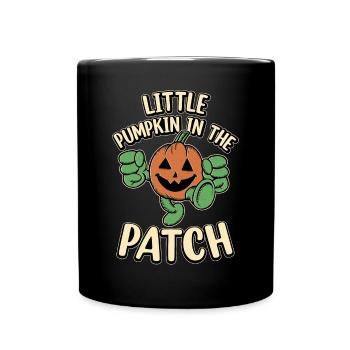 Halloween Little Pumpkin In The Patch - Pumpkin - Tasse einfarbig - Schwarz - Vorne