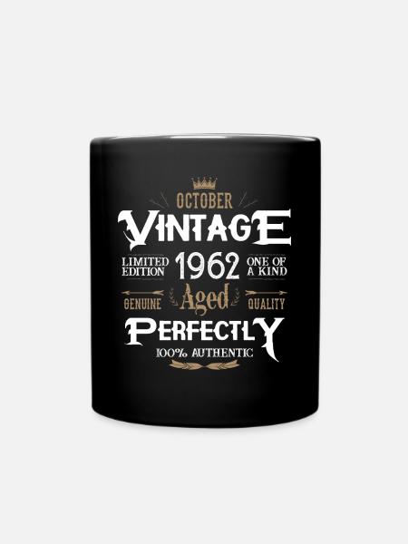 Octobre 1962 né Legends Birthday - Mug uni - noir