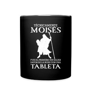 Moises First Daten-Cloud-Tablet hochladen - Tasse einfarbig - Schwarz - Vorne