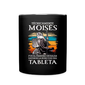 Moises First Daten-Cloud-Tablet hochladen - Tasse einfarbig - Schwarz - Vorne