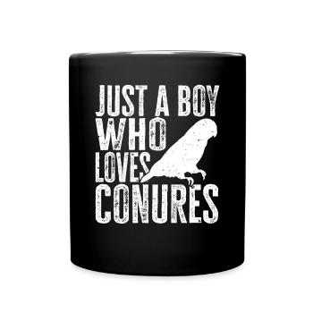 Molinasittich Perroquet Oiseau Perruche du Soleil - Mug uni - noir - Devant
