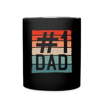 Father number one - Full Colour Mug - black - Front