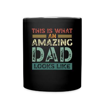 Des looks de père incroyables - Mug uni - noir - Devant