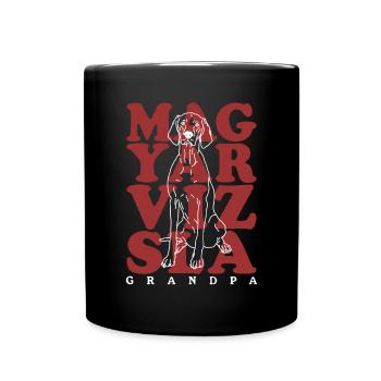 Magyar Vizsla Grandpa | Dog Owner Gift - Full Colour Mug - black - Front