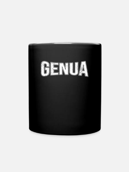 Genua - Tasse einfarbig - Schwarz