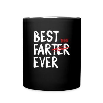 Preferably far and wide - Full Colour Mug - black - Front