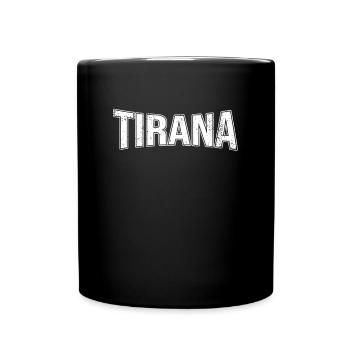 Tirana - Mug uni - noir - Devant