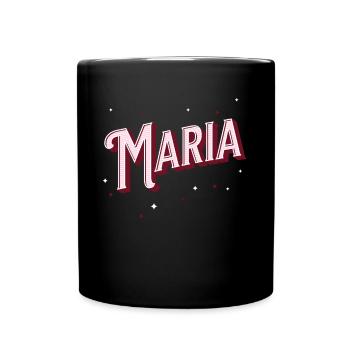 Marie Nom Personnalisé - Mug uni - noir - Devant