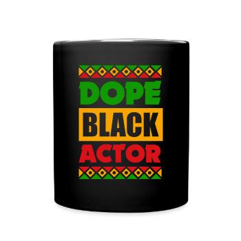 Drôle d’acteur Actrice Cadeau - Mug uni - noir - Devant