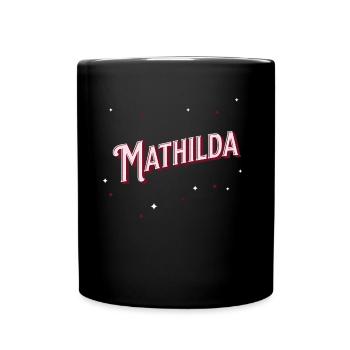 Mathilda name personalized - Full Colour Mug - black - Front