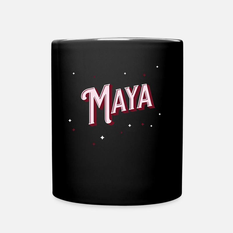 Noms mayas personnalisés - Mug uni - noir