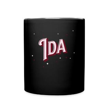 Ida name personalized - Full Colour Mug - black - Front