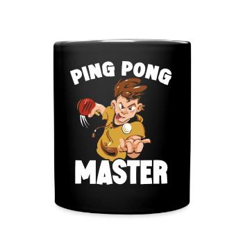 Tennis de table Ping-pong Tenue De tennis de table Joueur de tennis de table - Mug uni - noir - Devant
