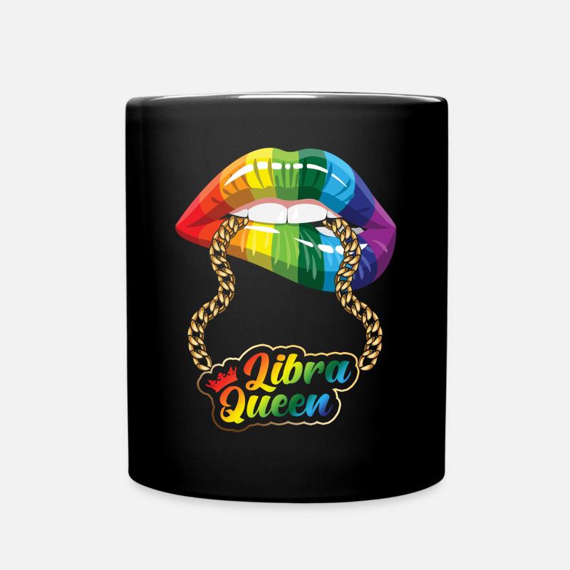 Waage Sternzeichen Geschenk Waage - Tasse einfarbig - Schwarz