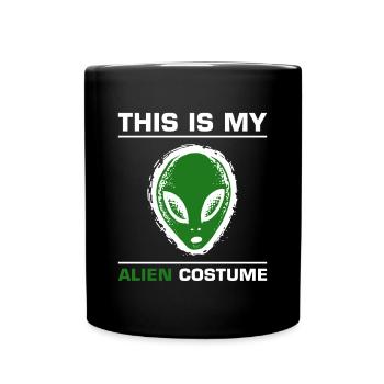 C’est mon cadeau de chemise de costume extraterrestre - Mug uni - noir - Devant