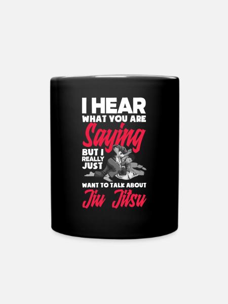 Jiu Jitsu Jiu Jitsu Jiu Jitsu - Tasse einfarbig - Schwarz