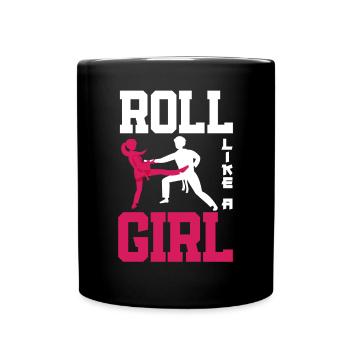 Jiu Jitsu Jiu Jitsu Jiu Jitsu - Tasse einfarbig - Schwarz - Vorne