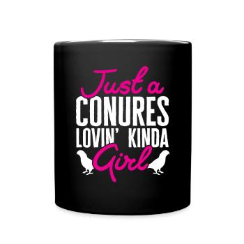 Molinasittich Parrot Bird Sun Parakeet - Full Colour Mug - black - Front