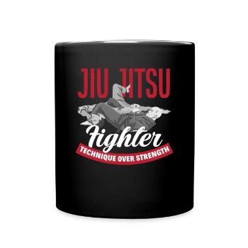 Jiu Jitsu Jiu Jitsu Jiu Jitsu - Tasse einfarbig - Schwarz - Vorne