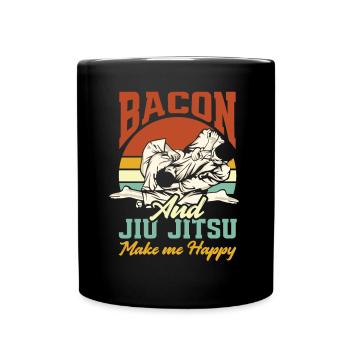 Jiu Jitsu Jiu Jitsu Jiu Jitsu - Tasse einfarbig - Schwarz - Vorne
