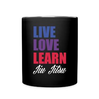 Jiu Jitsu Jiu Jitsu Jiu Jitsu - Tasse einfarbig - Schwarz - Vorne