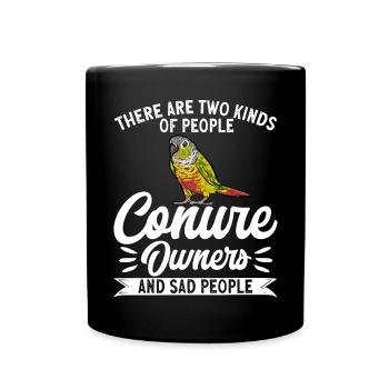 Molinasittich Parrot Bird Sun Parakeet - Full Colour Mug - black - Front