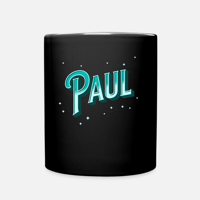 Nom de Paul personnalisé - Mug uni - noir