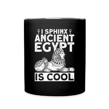 Sphinx Egyptian Mythology Ancient Egypt - Full Colour Mug - black - Front
