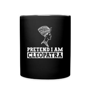 Je suis Cléopâtre - Mythologie égyptienne - Ancien - Mug uni - noir - Devant