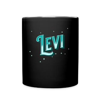 Levi names personalized - Full Colour Mug - black - Front