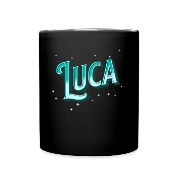 Luca name personalized - Full Colour Mug - black - Front