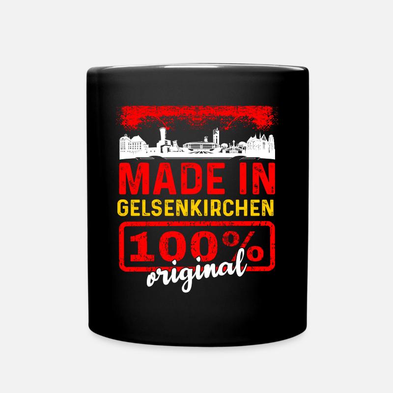 Halle - Tasse einfarbig - Schwarz