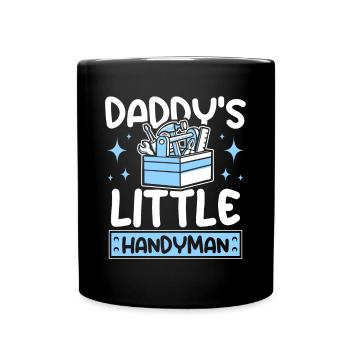 Le petit bricoleur de papa - Mug uni - noir - Devant