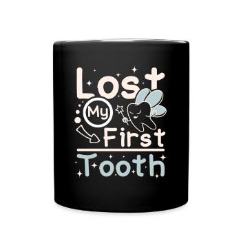 La fée des dents a perdu ma première dent - Mug uni - noir - Devant