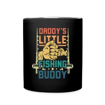 daddy's little fishing buddy - Full Colour Mug - black - Front