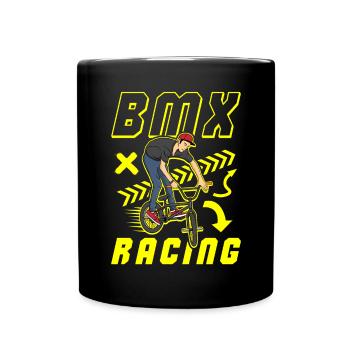 BMX Racing - BMX Bike sport extrême - Mug uni - noir - Devant