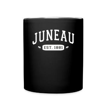 Alaska Gift USA Nature Bear Denali Grizzly Forest - Full Colour Mug - black - Front