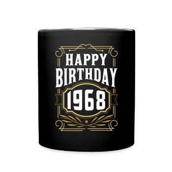 1978 Geburtstag Geschenk Birthday Jahrgang - Tasse einfarbig - Schwarz - Vorne